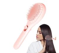 Brosse à cheveux autonettoyante - Peigne télescopique portable, brosse à cheveux antistatique, multifonctionnelle pour filles et femmes, peigne de massage du cuir chevelu