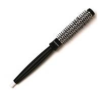 Brosse à cheveux avec brosse en fibre de nylon métallique Thermix professionnelle pour coiffeur et barbier (Ø 17 mm)