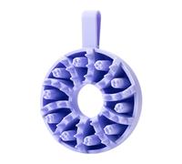 Brosse à cheveux - avec brosses flexibles moussantes riches pour soins capillaires | Brosse de massage pour lavage des cheveux courts | Pour la maison, les voyages, l'hôtel, le bain, le père, la mère