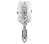 Brosse à cheveux avec coussin d'air Bleu Attrape-rêves pour cheveux épais et démêlage antistatique
