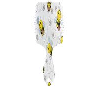 Brosse à cheveux avec coussin d'air - Motif abeilles - Pour cheveux sains - Pour femme