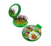 Brosse à cheveux avec miroir - Lady Retro
