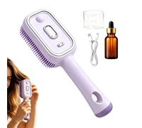 Brosse à cheveux avec pulvérisateur d'eau, peigne avec verre doseur d'huile