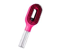 Brosse à cheveux avec pulvérisation d'eau, démêlant intégré, 23 x 7 x 5 cm, outil de toilettage antistatique, peigne de coiffage hydratant, design anti-fuite, pour cheveux bouclés, épais
