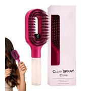 Brosse à cheveux avec pulvérisation d'eau, peigne hydratant antistatique 2 en 1 brume fine intégrée | Brosse à cheveux à l'eau - pour un rafraîchissement rapide d'un usage , voyage, maison