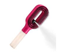 Brosse à cheveux avec spray à eau - Brosse antistatique 2 en 1 avec peigne de pulvérisation fin intégré | Brosse à cheveux avec fonction pulvérisateur, pour voyage, maison, usage