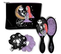 Brosse Ã cheveux avec trousse fille Cerda Disney Nightmare Before Christmas Jack & Sally Noir TU