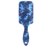 Brosse à cheveux bleue éclaircissante Safari mignonne pour femme noire conçue pour masser la tête pour cheveux épais avec poignée ergonomique cepillos para cabello