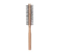Brosse à cheveux bouclés, brosse de massage antistatique, poignée bou peigne à cheveux rond, brosse à cheveux pour homme et femme, séchage au sèche-cheveux, nano-brosse à cheveux thermique ronde