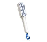 Brosse à cheveux bouclés - Brosse pour définir les boucles | Poils de sanglier, | Peigne de massage antistatique autonettoyant cheveux bouclés longs qui non, réduisent la traction et la sep
