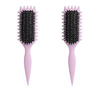 Brosse à cheveux bouclés, nouvelle brosse à modeler Brosse coiffante multifonction adaptée pour les cheveux bouclés, améliorer les cheveux bouclés, aussi bien pour les hommes que pour les femmes (2
