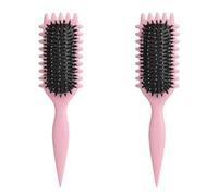 Brosse à cheveux bouclés, nouvelle brosse à modeler Brosse coiffante multifonction adaptée pour les cheveux bouclés, améliorer les cheveux bouclés, aussi bien pour les hommes que pour les femmes (2