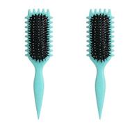 Brosse à cheveux bouclés, nouvelle brosse à modeler Brosse coiffante multifonction adaptée pour les cheveux bouclés, améliorer les cheveux bouclés, aussi bien pour les hommes que pour les femmes (2