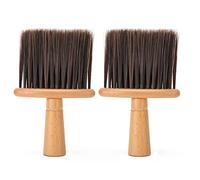 Brosse à cheveux cassés, brosse professionnelle pour Salon de coiffure, plumeau pour le cou, 2 pièces