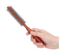 Brosse à Cheveux Coiffante Ronde, Brosse à Cheveux Circulaire en Rouleau Quiff Petite Brosse à Cheveux à Rouleau à Friser en Bois Unisexe pour le Brushing à Usage Domestique