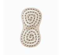 Brosse à Cheveux Compacte Sanosoin - Brosse Bio-Sourcée en Paille de Blé - Format de Poche Voyage - Démêlage Doux Tous Types de Cheveux - Coloris Sable ou Jade (Sable)