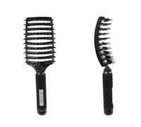 Brosse à cheveux - COSMETIC CLUB - Démêlante Express - Noir - Picots enrobés - Ergonomique