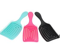 Brosse à cheveux courbée et ventilée, brosse coiffante courbée et ventilée, brosse démêlante à picots, brosse courbée et ventilée, brosse à cheveux ventilée, brosse coiffante ventilée