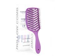 Brosse à cheveux creuse, peigne pratique démêlant, massage, coiffure pour cheveux secs et humides
