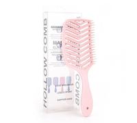 Brosse à cheveux creuse, peigne pratique démêlant, massage, coiffure pour cheveux secs et humides