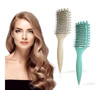Brosse À Cheveux Démêlante 2 Pièces, Peigne À Friser Creux, Peigne Démêlant Pour Femme, Peigne Coiffant, Peigne À Cheveux