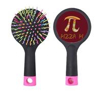 Brosse à cheveux démêlante à base de coussin Art Déco Fruit Pizza