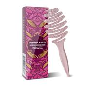Brosse à cheveux démêlante au design unique - Design ventilé et poils ultra doux avec poignée ergonomique pour gérer les nœuds et les cheveux incontrôlables. Sans douleur