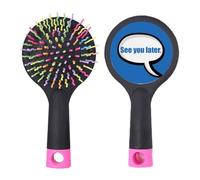 Brosse à cheveux démêlante avec base de coussin pour chat en langue quotidienne