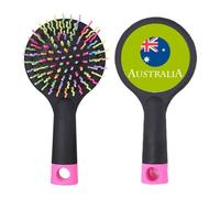 Brosse à cheveux démêlante drapeau australien kangourou koala base coussin