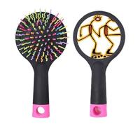 Brosse à cheveux démêlante égyptienne pour patinage à roulettes, base coussin