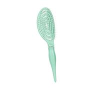 Brosse à cheveux démêlante en spirales ventilée pour séchage par soufflage glisse à travers les nœuds tous les types de démêlant