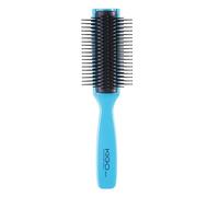 Brosse à cheveux démêlante ergonomique avec large rangée de dents rondes et boules pour un séchage plus rapide
