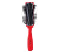 Brosse à cheveux démêlante ergonomique avec large rangée de dents rondes et boules pour un séchage plus rapide