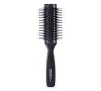 Brosse à cheveux démêlante ergonomique avec large rangée de dents rondes et boules pour un séchage plus rapide