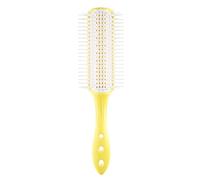 Brosse à cheveux démêlante ergonomique avec poils doux et design creux - Outil de coiffure - Peigne de coiffure pour tête huilée - Peigne à cheveux en carbone