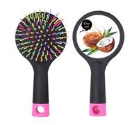 Brosse à cheveux démêlante et saine à base de noix de coco