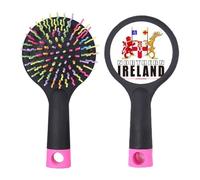 Brosse à cheveux démêlante Irlande du Nord avec motif carte du drapeau