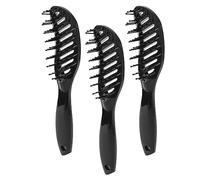 Brosse à Cheveux Démêlante, Lot de 3, Poils Amovibles, 9 Rangées, Usage Domestique