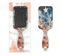Brosse à cheveux démêlante pour cheveux humides et secs, jour de l'indépendance, Peignes à coussin d'air pour femmes, hommes, garçons, filles, enfants, brosse de massage pour cheveux bouclés ou raides