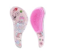 Brosse à cheveux démêlante pour femmes, hommes, enfants, cheveux épais et bouclés - Utilisation humide et sèche - Élimine les nœuds et les nœuds - Brosse à cheveux pour femme - Cheveux fins - Sans