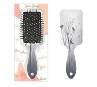Brosse à cheveux démêlante pour homme et femme - Brosse à cheveux souple à poils souples (branche oiseau)