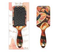 Brosse à cheveux démêlante pour homme et femme - Brosse à cheveux souple à poils souples - Chapeau en jean imprimé mexicain