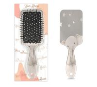 Brosse à cheveux démêlante pour homme et femme - Brosse à cheveux souple à poils souples (dessin animé éléphant nuage)