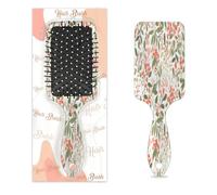 Brosse à cheveux démêlante pour homme et femme - Brosse à cheveux souple à poils souples (plantes et fruits)