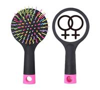 Brosse à cheveux démêlante pour identifier les femmes égalité des sexes