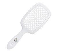 Brosse à cheveux démêlante pratique peigne de coiffure creux pour tous les types creux démêlant peigne pratique pour sec humide