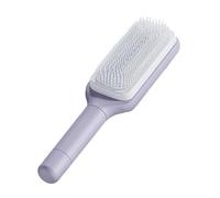 Brosse à cheveux démêlante télescopique pour cheveux courts et raides Violet