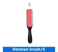 Brosse À Cheveux Denman À 9 Nucleanles Pour Femme Et Homme,Ohio Eur De Cuir Oral Elu,Peigne À Support Droit Pour Salon De Coiffure Bouclée - Type S #B