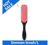 Brosse À Cheveux Denman À 9 Nucleanles Pour Femme Et Homme,Ohio Eur De Cuir Oral Elu,Peigne À Support Droit Pour Salon De Coiffure Bouclée - Type L #B