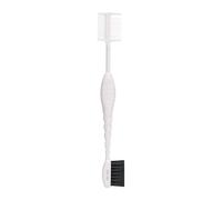 Brosse à cheveux double face avec dents démêlantes et pointe précise pour le contrôle des frisottis, brosse à cheveux portable pour soins du cuir chevelu sensible